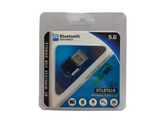 &u+ RECEPTOR ADAPTADOR USB BLUETOOTH 5.0 REAL RTL8761B